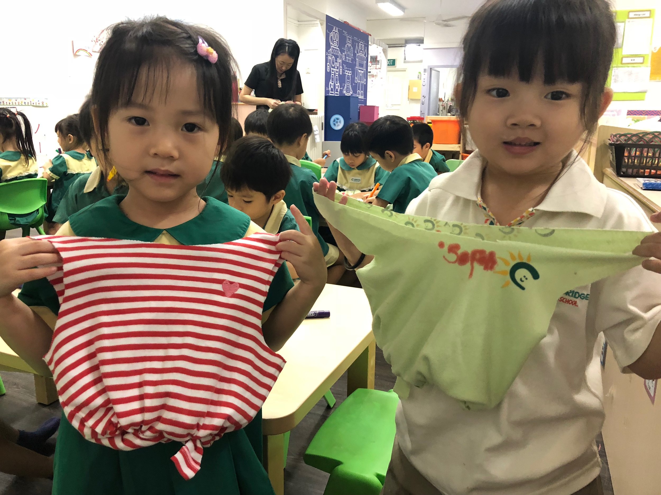Uniform Up-Cycling Project @ Cambridge Preschool